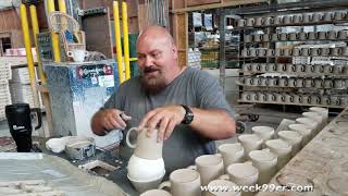 Inside the Homer Laughlin China Factory and How it's Made @fiestadinnerware