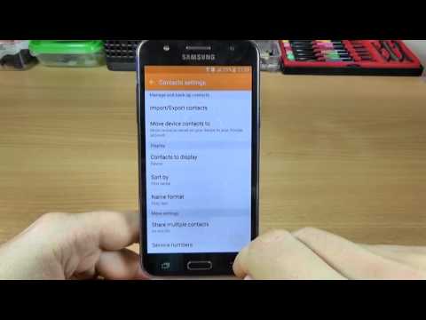 In this tutorial i will show you how to backup the contacts from your device on google account samsung galaxy j5 (android 5.1.1) by using phone setti...