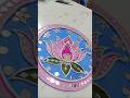 Lotus lippanart#lippanart#lippanartwork#indianart#lotus#mirrorwork#art#aesthetic#artwork#viral#trend