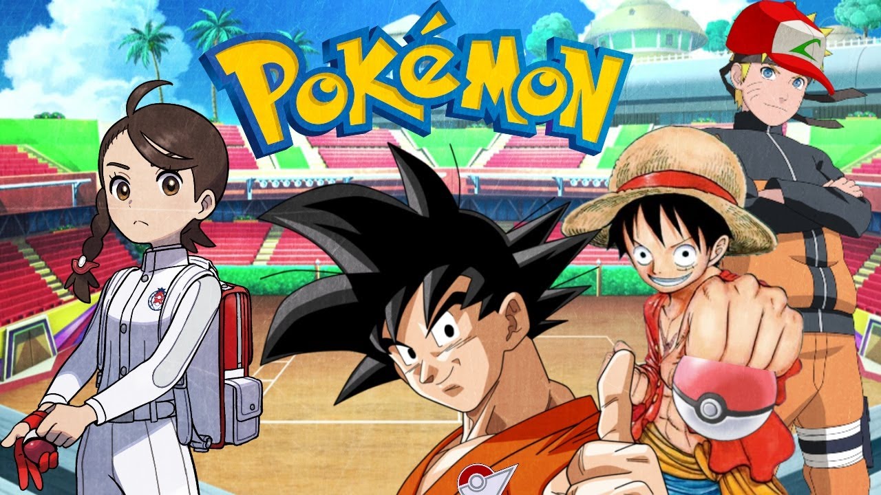Personajes de ANIME como ENTRENADORES Pokémon - YouTube