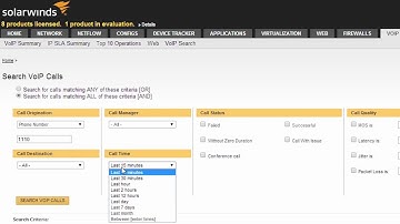 VoIP & Network Quality Manager Guided Tour