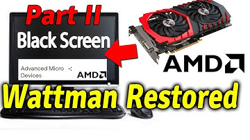 [Explain Why?] AMD Card get Radeon WattMan crash error message Default Radeon WattMan settings