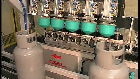 Pad printing line for gas cylinders KP13 6C