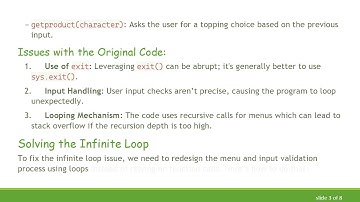 Solve Your Infinite Loop Problem in Python with a Better Menu Structure