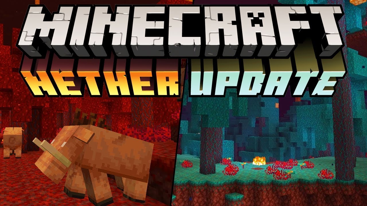 Minecraft 1.16 News : Nether Update! Piglin Beasts, Soulsand Valley &  Netherwart Forests 