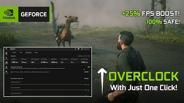 Overclock Your NVIDIA GPU With Just One-Click (Safest Method)