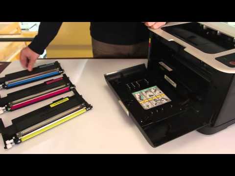 How to Replace Samsung CLT407S Cartridges in Samsung CLP325 or Similar Models