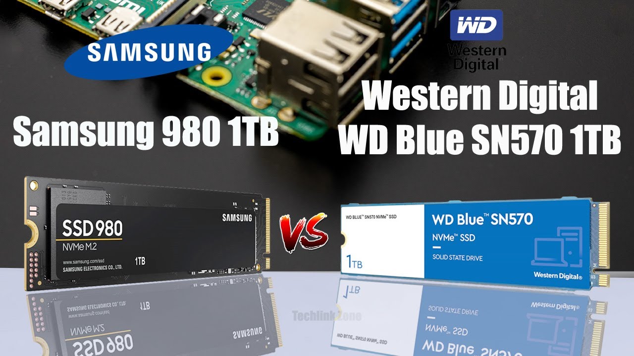 Samsung 980 1TB vs Western Digital WD Blue SN570 1TB Comparison. - YouTube
