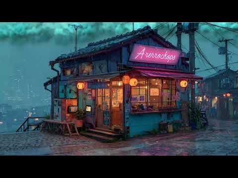 Late Night Focus Mode 🌧️ 90s Nostalgic Lofi Chillhop with Rain