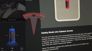 Tesla Sentry Mode Live App Access