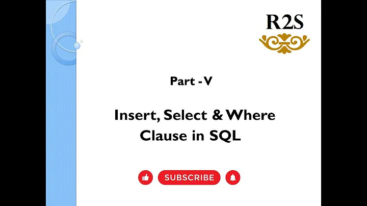 5.  Insert, select & Where Clause in Sql #sqlforbeginners #sqltutorial #select #insert #whereclause