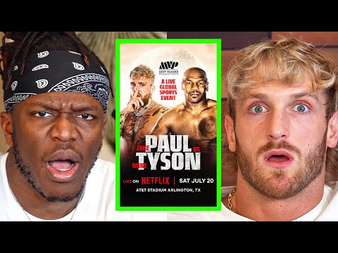 KSI & Logan's IMMEDIATE REACTION to Jake Paul Vs Mike Tyson!