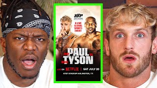Details KSI & Logan's IMMEDIATE REACTION to Jake Paul Vs Mike Tyson! News