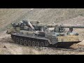 2s7 pion is firing at ukrainian positions