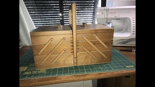 My Accordion Style Sewing Basket/Box Arrived!