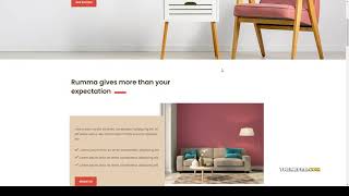 Rumma - Furniture Interior Elementor Template Kit elementor home