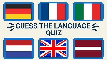 Guess the Language Quiz | Language Quiz for Kids!