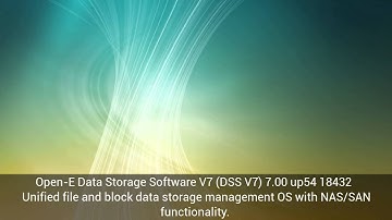 Download Open-E Data Storage Software V7 (DSS V7) 7.00 up54 18432