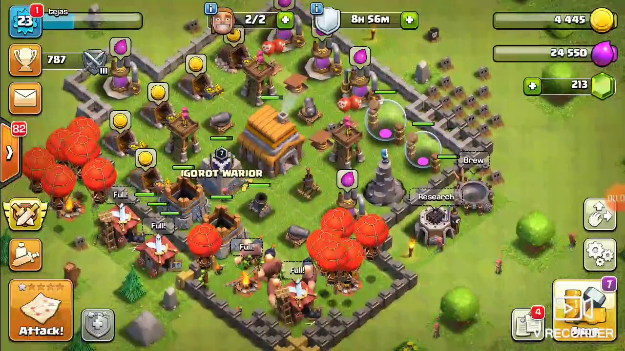 My first video of COC - YouTube