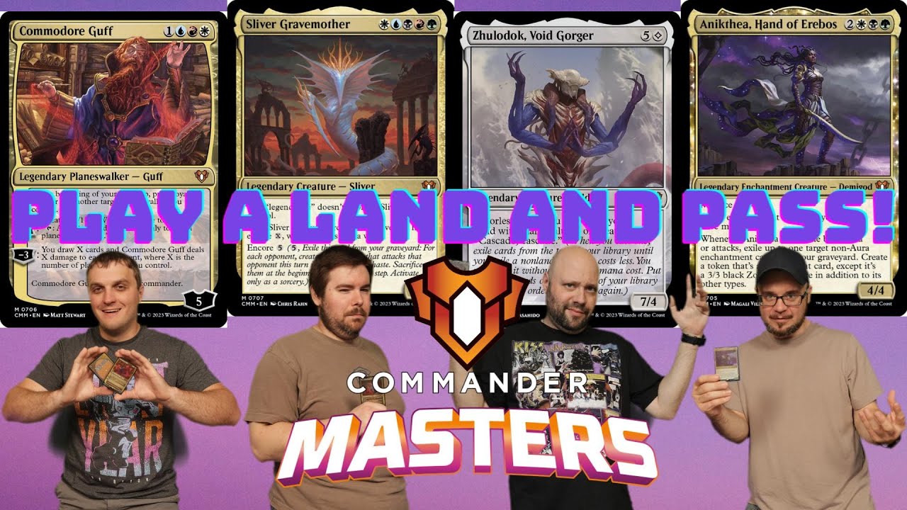 Commander Masters pre-con battle! EP: 17 Commodore Guff v Sliver Gravemother v Zhulodok v Anikthea thumbnail