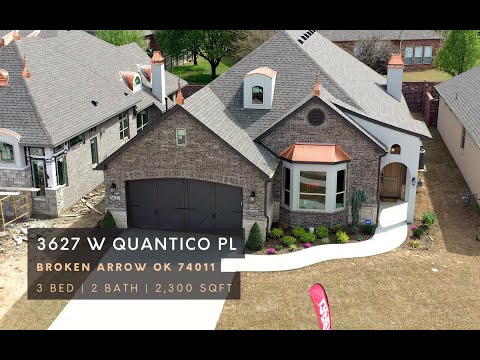3627 W QUANTICO PL, Broken Arrow, OK home video tour