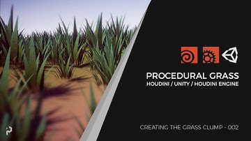 Procedural Grass Clumps in Houdini and Houdini Engine - Part 6
