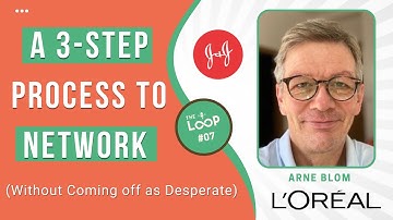 A Three-Step Process to Network Without Coming off as Desperate