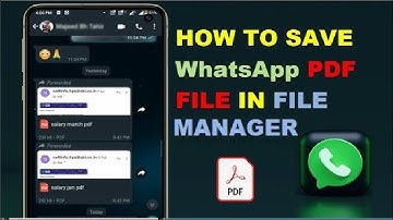 How to Fix WhatsApp Downloaded PDF File isn’t Showing in File Manager | Android