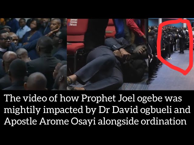 how Prophet Joel ogebe was mightily impacted by Dr David ogbueli & Apst Arome alongside ordination class=