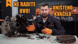 Šta NE TREBA da radite tokom vožnje da bi sačuvali KVAČILO