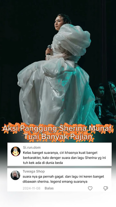 Sherina Munaf Tampil Total di Atas Panggung!