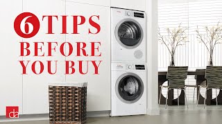 Stackable Washer Dryer  6 Tips Before You Buy