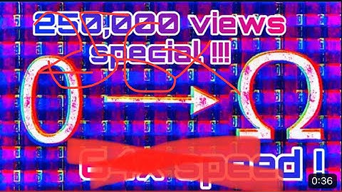 Numbers 0 to Absolute Infinity 256x speed