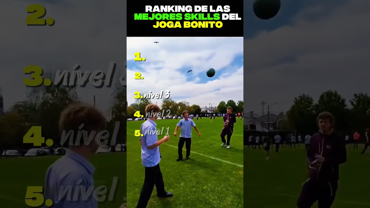 RANKING DE LAS MEJORES SKILLS DEL JOGA BONITO 🇧🇷⚽🔥 #fútbol