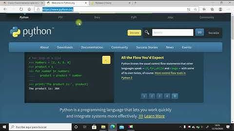 Instalar python y geany
