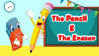 The Pencil and The Eraser story - Moral Stories For Kids | Kids Story | English Moral Stories