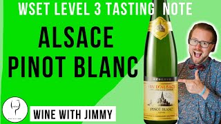 Thumbnail for WSET L3 SAT tasting Note Alsace  Pinot Blanc