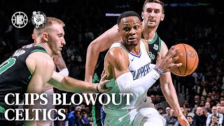 Clippers Blowout Celtics Highlights | LA Clippers