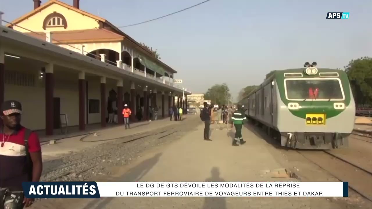 LE DG DE GTS DÉVOILE LES MODALITÉS DE LA REPRISE DU TRANSPORT FERROVIAIRE DE VOYAGEURS THIÈS & DAKAR