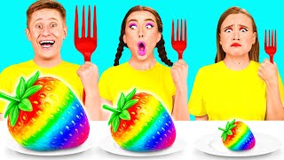 Big, Medium and Small Plate Challenge | Awesome Kitchen Hacks