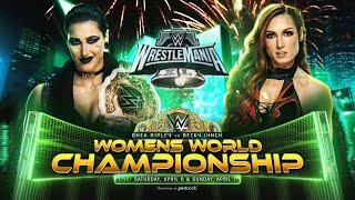 WWE 2K24 - Rhea Ripley vs Becky Lynch WrestleMania 40