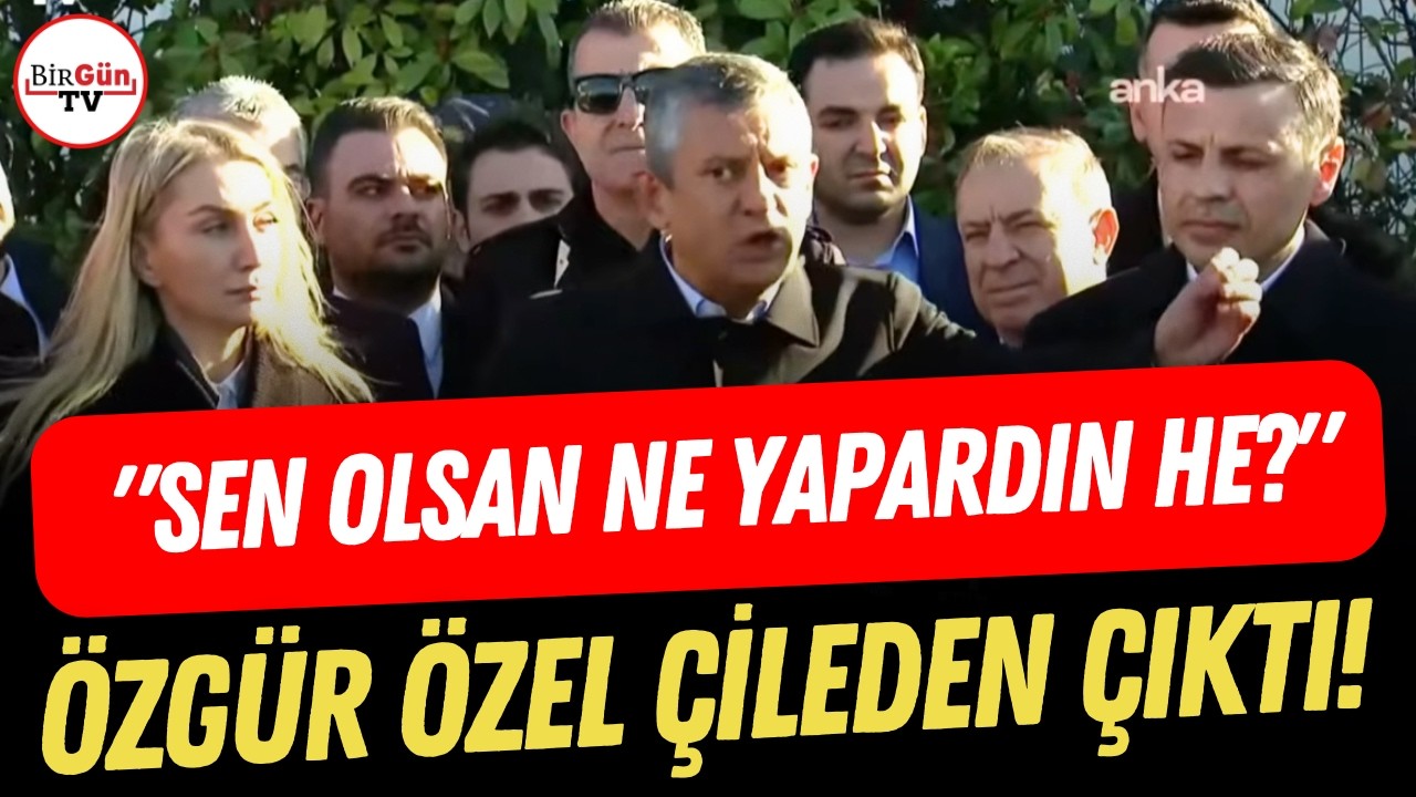 Yandaş gazetecinin sorusu Özgür Özel'i çileden çıkardı: 