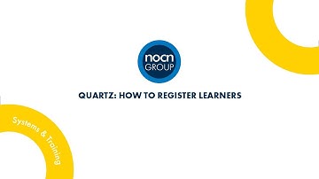 Quartz: How to register learners
