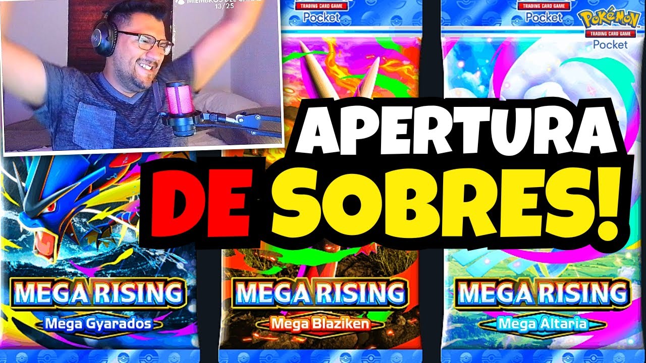 ABRIENDO SOBRES DE MEGA ASCENSO ¿ME SALDRAN MEGAEVOLUCIONES?