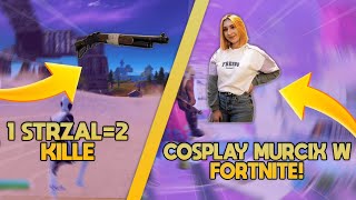 COSPLAY MURCIX W FORTNITE? MATEK ZABIJA 2 JEDNYM STRZAŁEM! | FR3SH SHOTY