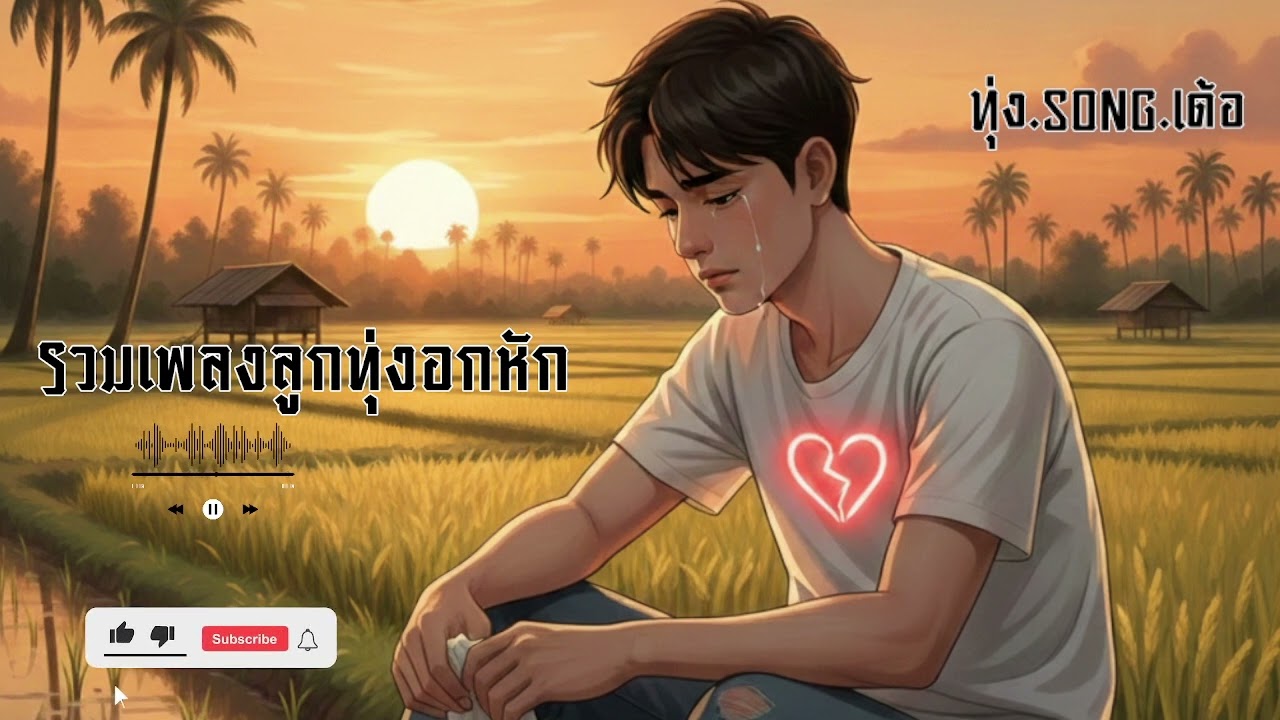 รวมเพลงอกหัก ลูกทุ่ง ฟังจนน้ำตาไหล อกหักเด้อๆ 💔 | ทุ่งลูป | VOL.1