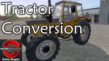 FS17 Tutorial | Converting a tractor for moreRealistic mod