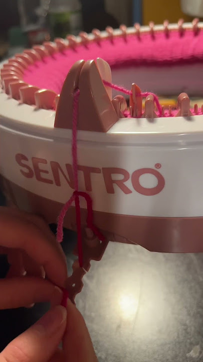 USING A DRILL WITH A SENTRO KNITTING MACHINE