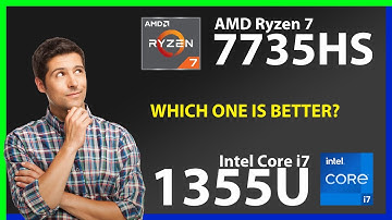 AMD Ryzen 7 7735HS vs INTEL Core i7 1355U Technical Comparison