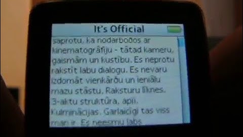 iPod RSS reader
